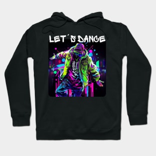 Man In Graffiti Look Dancing In Disco 1 Hoodie